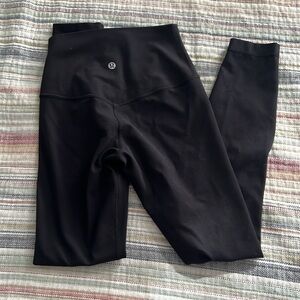 Lululemon Align Leggings, black, size 2 25”
